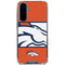 NFL Denver Broncos Zone Block Galaxy A36 5G Clear Case