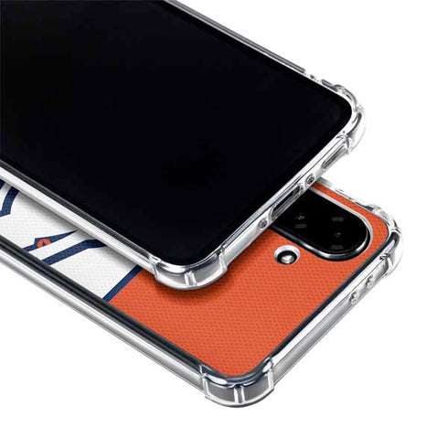 NFL Denver Broncos Zone Block Galaxy A36 5G Clear Case