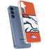 NFL Denver Broncos Zone Block Galaxy A55 5G Clear Case