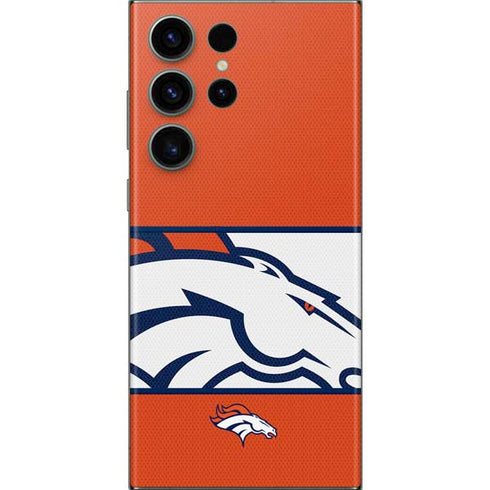 NFL Denver Broncos Zone Block Galaxy Skins