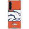 NFL Denver Broncos Zone Block Galaxy S24 FE Clear Case