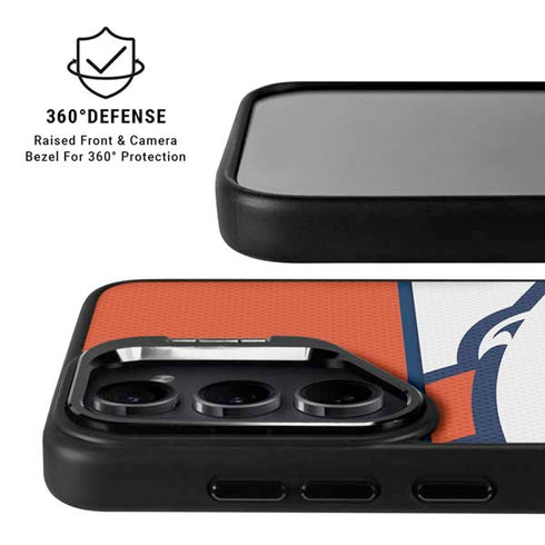 NFL Denver Broncos Zone Block Galaxy S24 Ultra Kickstand Case
