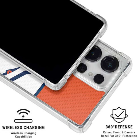 NFL Denver Broncos Zone Block Galaxy S25 Ultra Clear Case