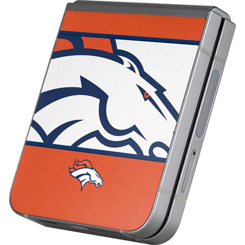 NFL Denver Broncos Zone Block Galaxy Z Flip6 Skin