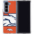 NFL Denver Broncos Zone Block Galaxy Z Fold5 5G Clear Case