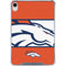 NFL Denver Broncos Zone Block iPad 11th Gen (2025) Clear Case