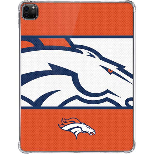 NFL Denver Broncos Zone Block iPad Pro 11in (2024) Clear Case