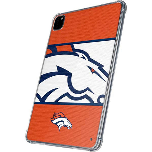 NFL Denver Broncos Zone Block iPad Pro 11in (2024) Clear Case