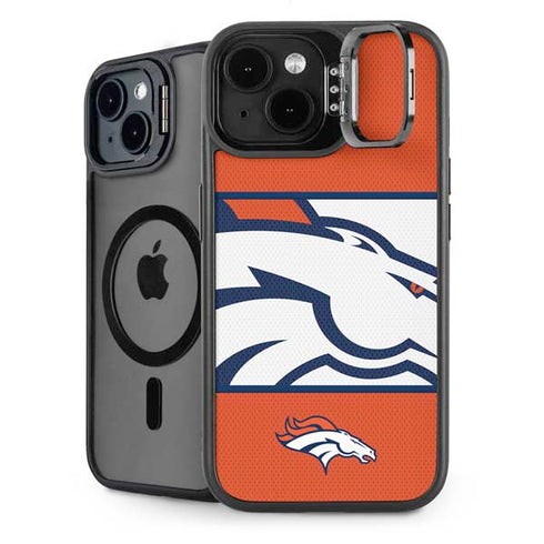 NFL Denver Broncos Zone Block iPhone 14 Kickstand Case