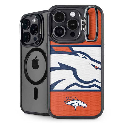 NFL Denver Broncos Zone Block iPhone 14 Pro Kickstand Case