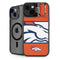 NFL Denver Broncos Zone Block iPhone 15 Plus Kickstand Case