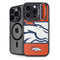 NFL Denver Broncos Zone Block iPhone 15 Pro Kickstand Case
