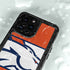 NFL Denver Broncos Zone Block iPhone 15 Pro Waterproof Case