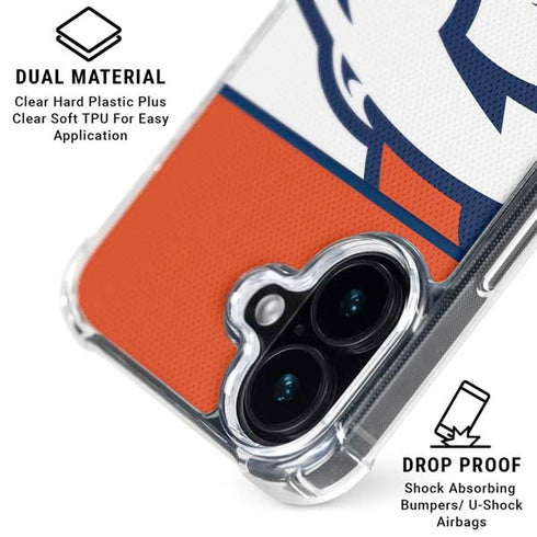 NFL Denver Broncos Zone Block iPhone 16 MagSafe Case