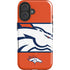 NFL Denver Broncos Zone Block iPhone 16 Magsafe Impact Case