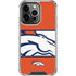 NFL Denver Broncos Zone Block iPhone 16 Pro Clear Case