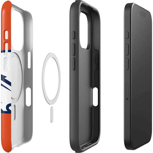 NFL Denver Broncos Zone Block iPhone 16 Pro Magsafe Impact Case