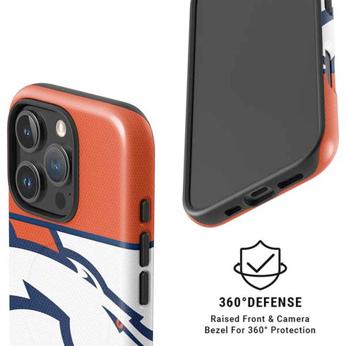 NFL Denver Broncos Zone Block iPhone 16 Pro Magsafe Impact Case