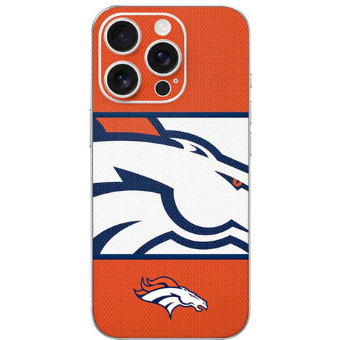 NFL Denver Broncos Zone Block iPhone 16 Pro Skin
