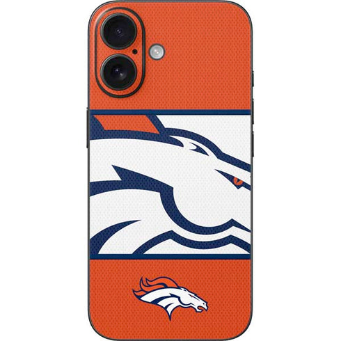 NFL Denver Broncos Zone Block iPhone 16 Skin