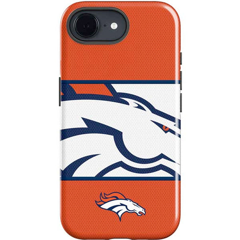 NFL Denver Broncos Zone Block iPhone 16e Impact Case