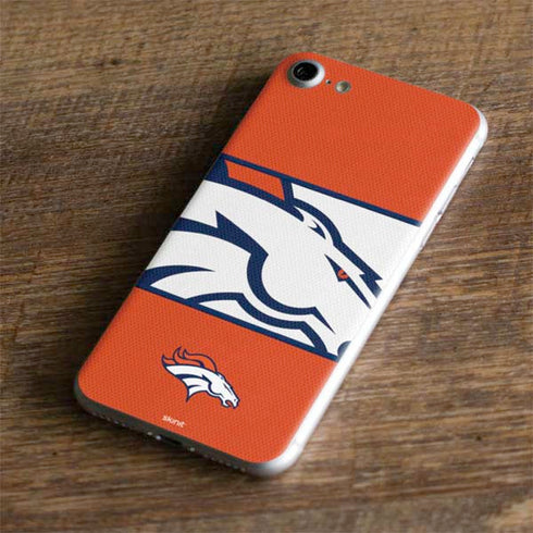 NFL Denver Broncos Zone Block iPhone 8 Skin