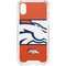 NFL Denver Broncos Zone Block iPhone XS Clear Case