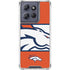 NFL Denver Broncos Zone Block Moto G 5G (2025) Clear Case