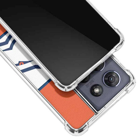 NFL Denver Broncos Zone Block Moto G Play 5G (2025) Clear Case