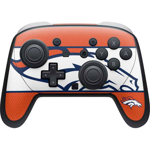 NFL Denver Broncos Zone Block Nintendo Switch 2 (2025) Pro Controller Skin