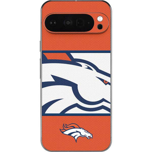NFL Denver Broncos Zone Block Pixel 9 Pro XL Skin