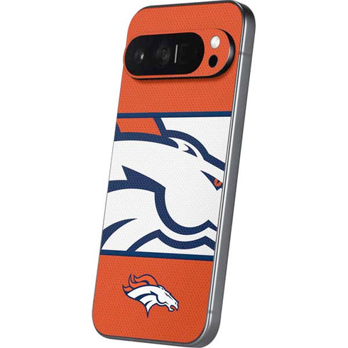 NFL Denver Broncos Zone Block Pixel 9 Pro XL Skin