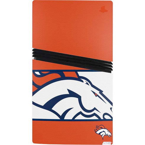 NFL Denver Broncos Zone Block PS5 Pro Bundle Skin