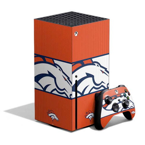 NFL Denver Broncos Zone Block Xbox Series X Bundle Skin