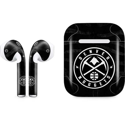 NBA Denver Nuggets Black Animal Print Apple AirPods Skin