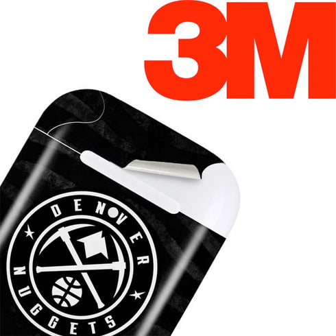 NBA Denver Nuggets Black Animal Print Apple AirPods Skin