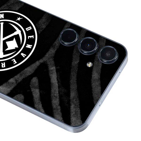 NBA Denver Nuggets Black Animal Print Galaxy A35 5G Skin