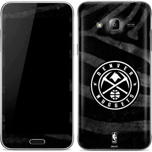 NBA Denver Nuggets Black Animal Print Galaxy J3 Skin
