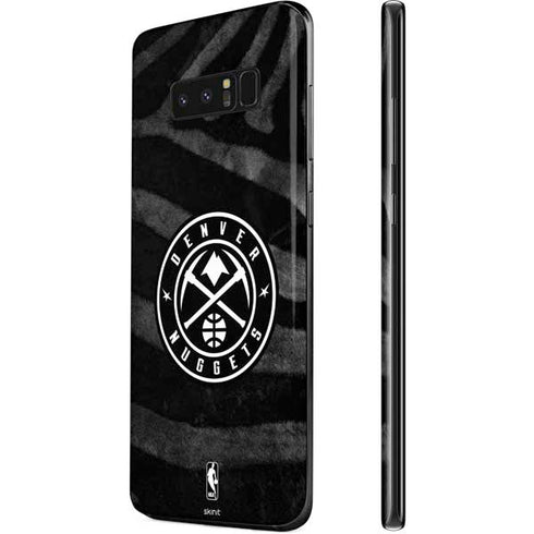 NBA Denver Nuggets Black Animal Print Galaxy Note 8 Skin