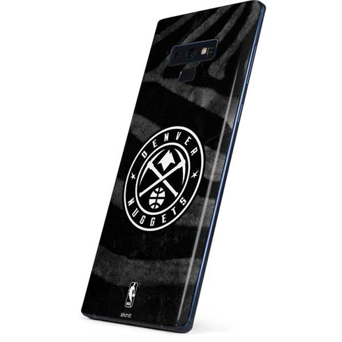 NBA Denver Nuggets Black Animal Print Galaxy Note 9 Skin