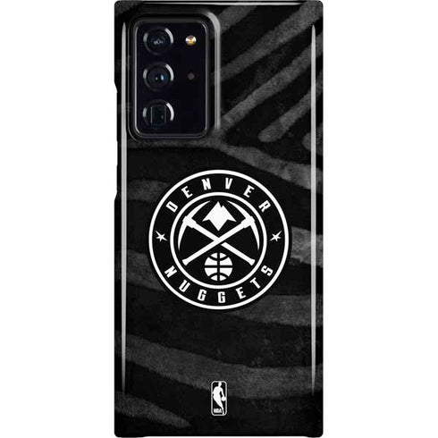 NBA Denver Nuggets Black Animal Print Galaxy Cases