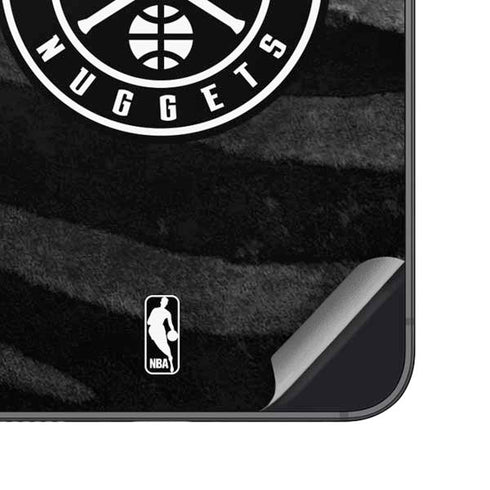 NBA Denver Nuggets Black Animal Print Galaxy S25 Skin