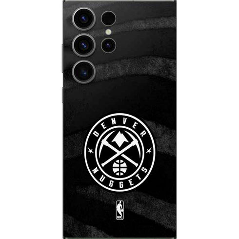 NBA Denver Nuggets Black Animal Print Galaxy S25 Ultra Skin