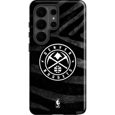 NBA Denver Nuggets Black Animal Print Galaxy S26 Ultra Impact Case
