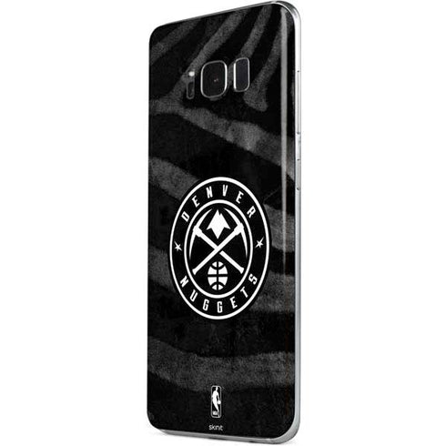 NBA Denver Nuggets Black Animal Print Galaxy S8 Plus Skin