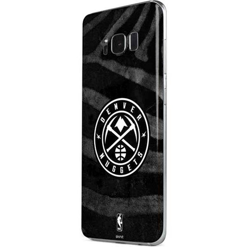NBA Denver Nuggets Black Animal Print Galaxy S8 Skin