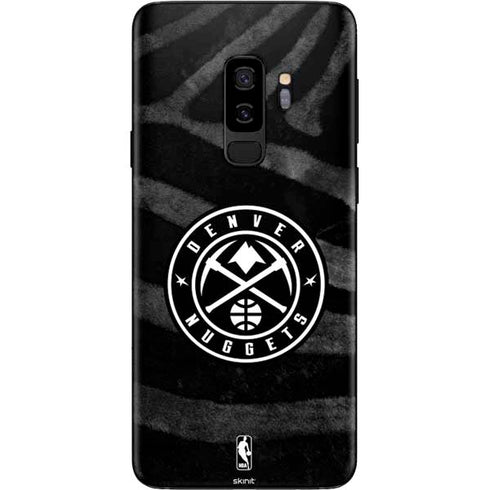 NBA Denver Nuggets Black Animal Print Galaxy S9 Plus Skin