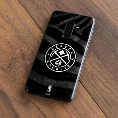 NBA Denver Nuggets Black Animal Print Galaxy S9 Plus Skin