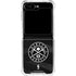 NBA Denver Nuggets Black Animal Print Galaxy Z Flip6 Clear Case