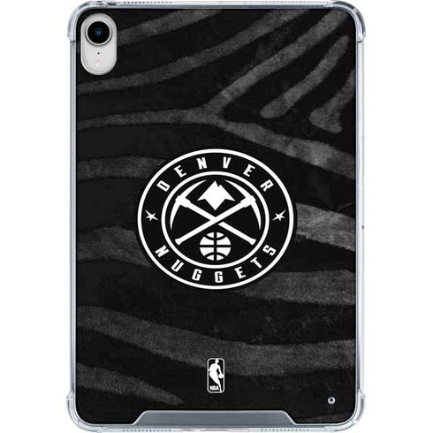 NBA Denver Nuggets Black Animal Print iPad 11th Gen (2025) Clear Case